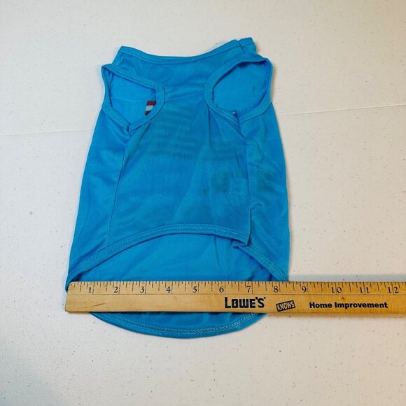 RED WOOF & BLUE American Flag small dog shirt Fourth of July Patriotic pet shirt - Picture 6 of 9